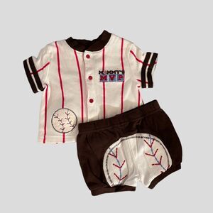 💥Mommy’s MVP 2pc Baseball Outfit